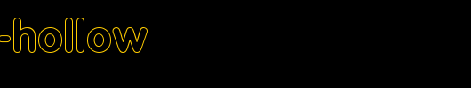 Tubular-Hollow.ttf类型，T字母英文