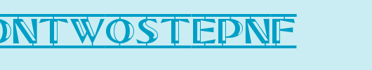 TucsonTwoStepNF.ttf类型，T字母英文