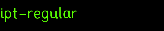 TuffyScript-Regular.ttf类型，T字母英文