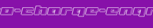 Turbo-Charge-Engraved-Italic.ttf类型，T字母英文