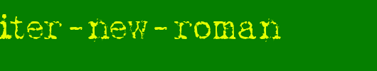 Typewriter-New-Roman.ttf类型，T字母英文