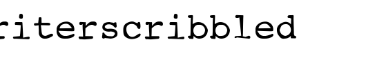 TypewriterScribbled.ttf类型，T字母英文