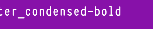 Typewriter_Condensed-Bold.otf类型，T字母英文