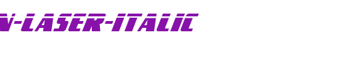 Typhoon-Laser-Italic.ttf类型，T字母英文