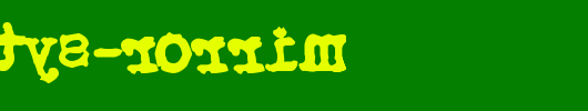 Typistys-RORRIM.ttf类型，T字母英文