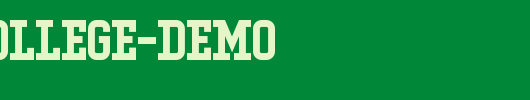 Typo-College-Demo.otf类型，T字母英文