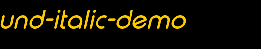 Typo-Round-Italic-Demo.otf类型，T字母英文