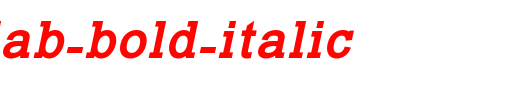 Typo-Slab-Bold-Italic.otf类型，T字母英文