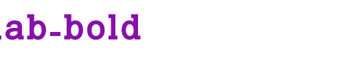 Typo-Slab-Bold.otf类型，T字母英文