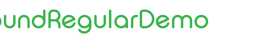 TypoRoundRegularDemo_英文字体