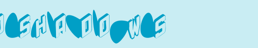 TypoShadows.ttf类型，T字母英文