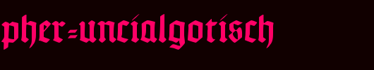 Typographer-Uncialgotisch.ttf类型，T字母英文