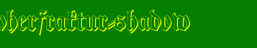 TypographerFraktur-Shadow.ttf类型，T字母英文
