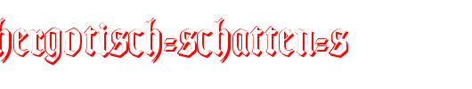 TypographerGotisch-Schatten-S.ttf类型，T字母英文