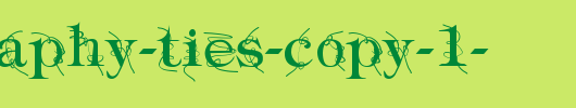 Typography-ties-copy-1-.ttf类型，T字母英文