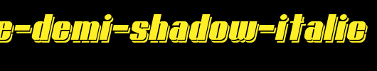 Typoline-Demi-Shadow-Italic.otf类型，T字母英文