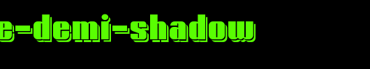 Typoline-Demi-Shadow.otf类型，T字母英文
