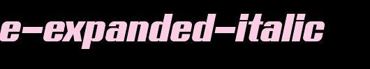 Typoline-Expanded-Italic.otf类型，T字母英文