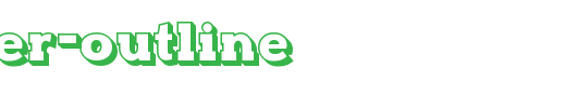 Typoster-Outline.otf类型，T字母英文