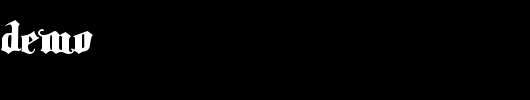 Tyrfing-Demo.ttf类型，T字母英文