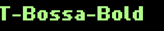 UF-PT-Bossa-Bold_英文字体