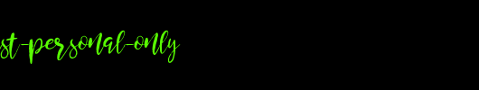 Valledofas-just-personal-only_英文字体
