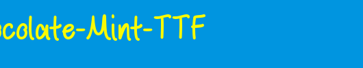 White-Chocolate-Mint-TTF_英文字体