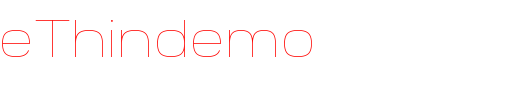 WidolteThindemo_英文字体