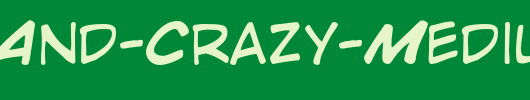 Wild-And-Crazy-Medium_英文字体