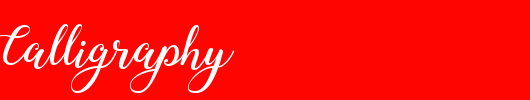 Winter-Calligraphy_英文字体