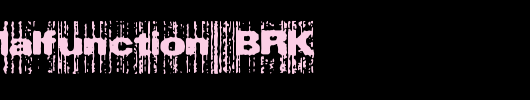 Xerox-Malfunction-BRK_英文字体