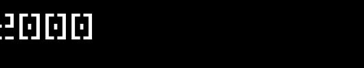 Year-2000_英文字体