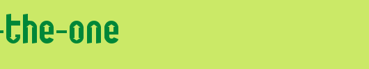 You-are-the-one_英文字体