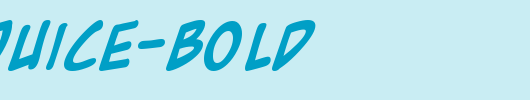 Zud-Juice-Bold_英文字体