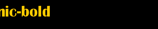 a_Albionic-Bold_英文字体