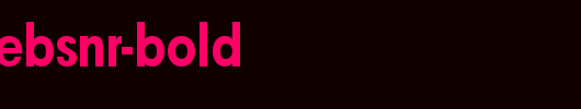 a_AvanteBsNr-Bold_英文字体
