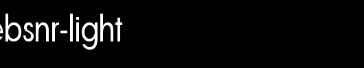 a_AvanteBsNr-Light_英文字体