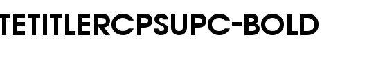 a_AvanteTitlerCpsUpC-Bold_英文字体