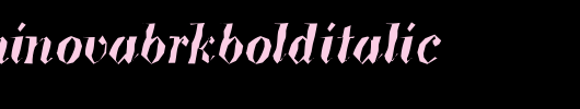 a_BodoniNovaBrkBoldItalic.Ttf