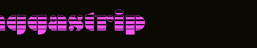 a_BraggaStrip_英文字体