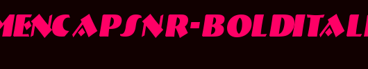 a_BremenCapsNr-BoldItalic_英文字体