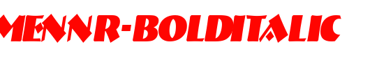 a_BremenNr-BoldItalic_英文字体