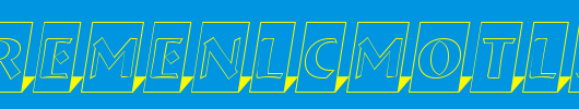 a_BremenlCmOtl3DSh_英文字体