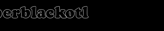 a_CooperBlackOtl_英文字体