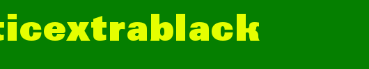 a_GroticExtraBlack_英文字体