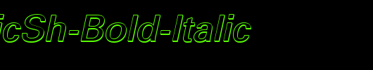 a_GroticSh-Bold-Italic_英文字体