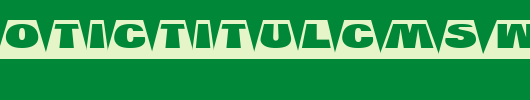 a_GroticTitulCmSwHv_英文字体