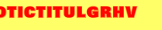 a_GroticTitulGrHv_英文字体