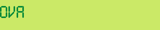a_LCDNova_英文字体