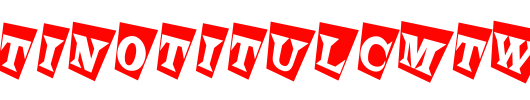 a_LatinoTitulCmTw_英文字体
